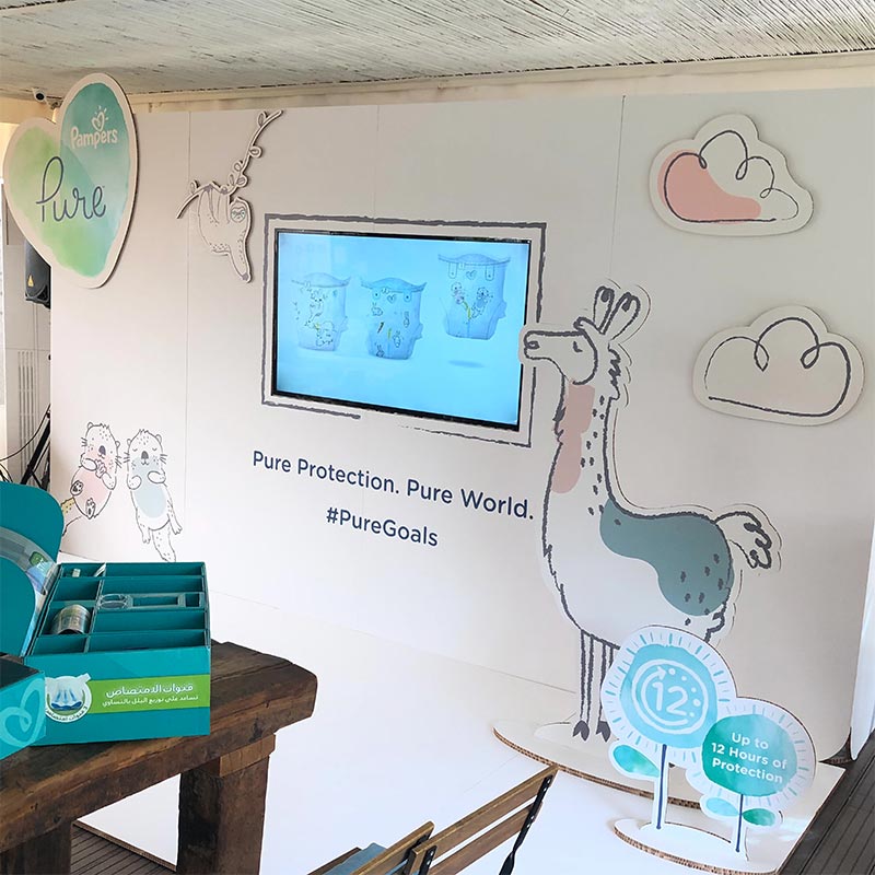 Pampers Pure Launch Event Branding (2)